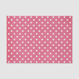PINK EN WITTE POLKA DOTS TISSUEPAPIER