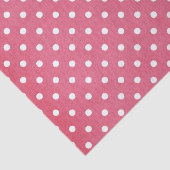 PINK EN WITTE POLKA DOTS TISSUEPAPIER (Detail)