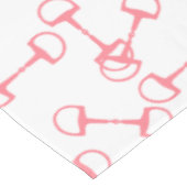 Pink Equestrian Horse Bits Tafelkleed (Gekanteld)