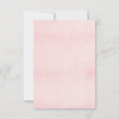 Pink et Silver Leaf RSVP (Dos)