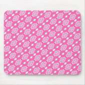 Pink Ethnic Pattern Mouse Pad Muismat (Voorkant)