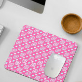 Pink Ethnic Pattern Mouse Pad Muismat