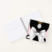 Pink Ethnic Tiffany Thème Baby shower Livre d'invi (Intérieur)