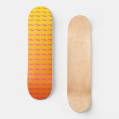 Pink Eye Sunrise skateboard (Recto)