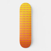 Pink Eye Sunrise skateboard (Recto)