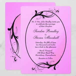 Pink Fairytale Faire-part de mariage