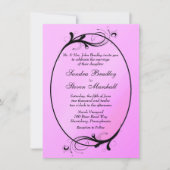 Pink Fairytale Weddenschap Kaart (Voorkant)