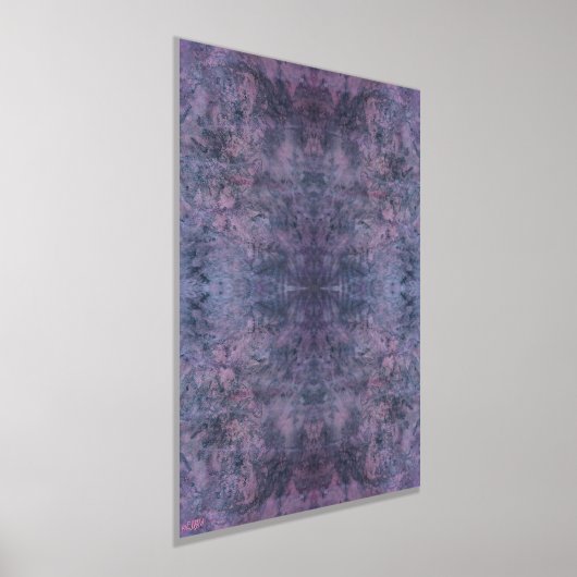 Pink Fancy Sparking Silver Foil Impression (Poser)