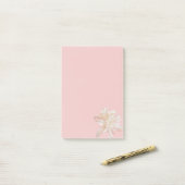 Pink Fantasy Lily Post-it® Notes (Op bureau)