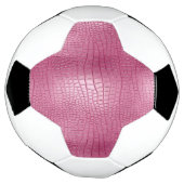 Pink Faux Alligator Animal Voetbal (Gedraaid)