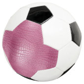 Pink Faux Alligator Animal Voetbal (Drie kwart)