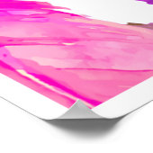 Pink Feathers Free Spirited Flamingo Art poster (Coin)