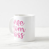 Pink Femme Maman Boss Mug pour Maman (Devant gauche)