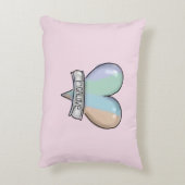 Pink Figaro accent pillow - rugkussen Kussen (Achterkant (Verticaal))