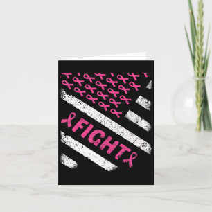 Pink Fight Support Squad Shirt US Flag Thin Line A Kaart
