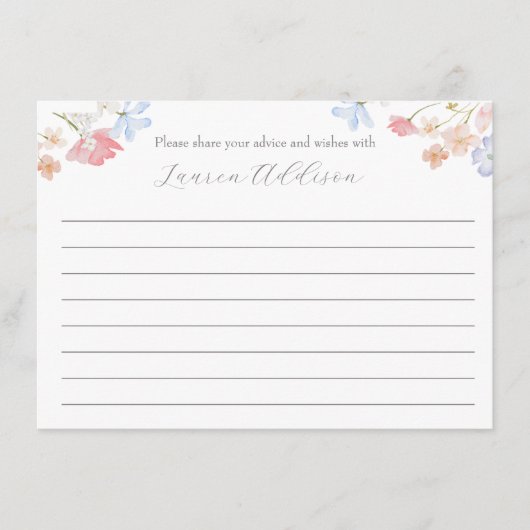 Pink FL possède de belles cartes de conseil floral (Devant)