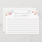 Pink FL possède de belles cartes de conseil floral (Devant / Derrière)