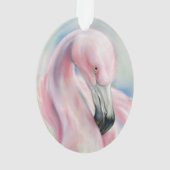 Pink Flamant rose Pastel Art Holiday (dos)