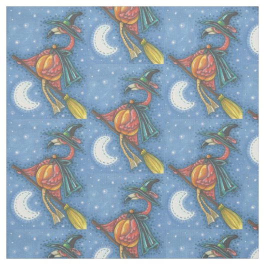 PINK FLAMANT ROSE WITCH, HALLOWEEN TISSU Répéter (Échantillon)