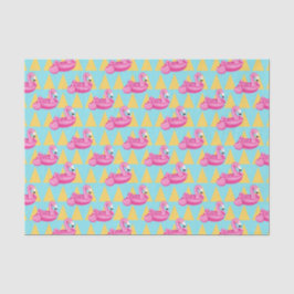Pink Flaming Floatie (Design 69 Pink Series) Tissuepapier