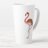 Pink Flamingo Bird Lineart-57567 Coffee Mug (Angle droit)