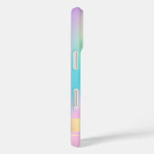 Pink Flamingo Holographic Ombre Case-Mate iPhone Case (Achterkant / Rechts)