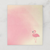 Pink Flamingo | Kaarten plaatsen (Buitenkant ongevouwen)