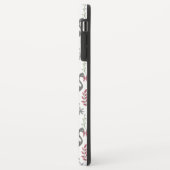 Pink flamingo seamless pattern flowers, leaves Case-Mate iPhone case (Achterkant/links)