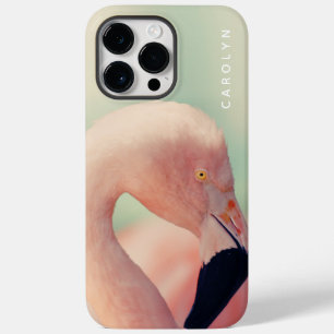 Pink Flamingo Summer Tropical Florida Case-Mate iPhone 14 Pro Max Hoesje