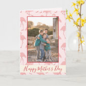 Pink Flamingos Happy Moederdag Kaart (Gele Bloem)