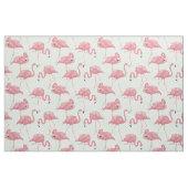 Pink Flamingos Pattern fabric Stof (Fat Quarter)
