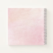 Pink Floral 15e anniversaire Script Party Livre d' (Dos)