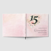 Pink Floral 15e anniversaire Script Party Silver F (Complet)