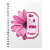 Pink Floral Aesthetic Journal Notebook (Devant)