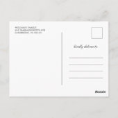 Pink Floral Aquarelle Graduation Party Invitation (Dos)