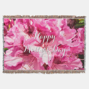 Pink Floral Bliss - Gepersonaliseerde Moederdag Deken