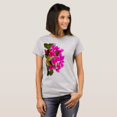 Pink Floral Bloom T-shirt (Voorkant volledig)