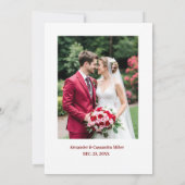 Pink Floral Bourgogne Merci Cartes (Dos)