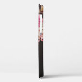 Pink Floral Elegant Case-Mate iPhone Case (Achterkant / Links)