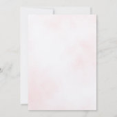 Pink Floral Fairy Garden 6th Birthday Invitation (Dos)