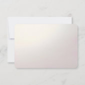Pink Floral Frame RSVP Card (Dos)