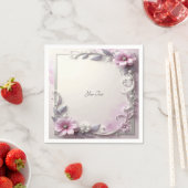 Pink Floral Frame Servet (Insitu)