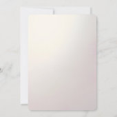Pink Floral Frame Wedding Invitation (Dos)