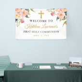 Pink Floral Girl First Heilige Communist Banner (Beurs)