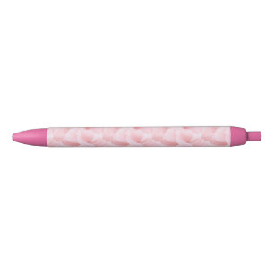 Pink Floral  Girly Zwarte Inkt Pen