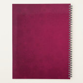 Pink Floral Holiday Planner (Achterkant)
