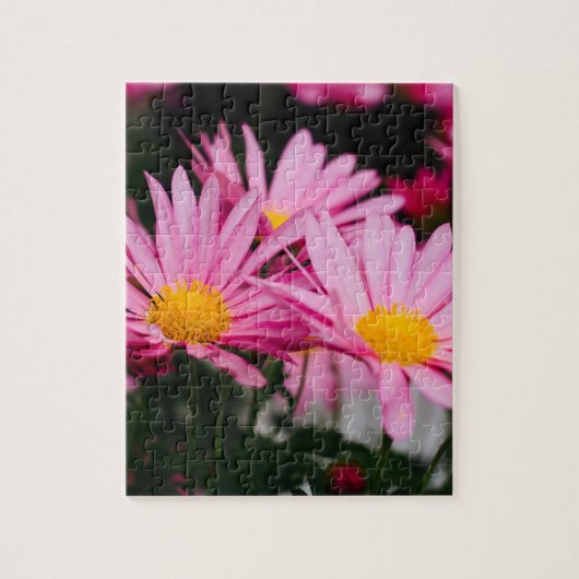 pink floral  legpuzzel (Verticaal)
