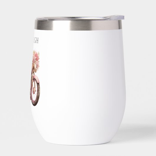 Pink Floral Motorcycle   (Gauche)