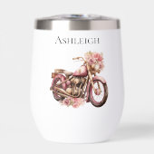 Pink Floral Motorcycle   (Avant)