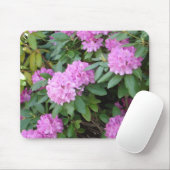 Pink Floral Mousepad Muismat (Met muis)